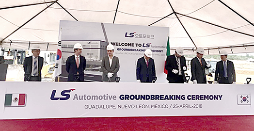 LS Automotive laid new plant foundation stone